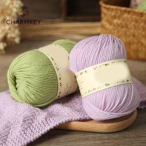 Charmkey Stock 100% Lã Fancy Knitting Fios <span class=keywords><strong>Chunky</strong></span> <span class=keywords><strong>Merino</strong></span> Lã Mistura Fios para Crochet - Product Image 2