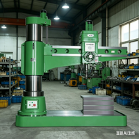 Machine de perçage radiale WDDM Z3080X25 avec colonne de verrouillage hydraulique, machine de perçage radiale hydraulique Z3080, usage intensif