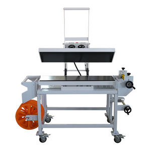 Máquina de Prensa Térmica para Cintas con Doble Placa Calefactora de Gran Tamaño 70x90/30x100 y Base Móvil - Product Image 4