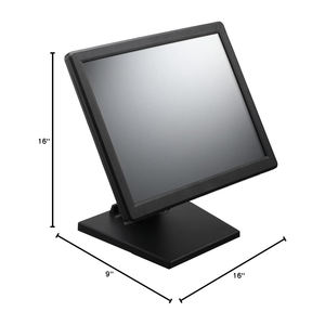 15 "écran tactile LCD moniteur caisse enregistreuse système <span class=keywords><strong>VOD</strong></span> POS Stand Restaurant VGA HD USB LED écran tactile moniteur - Product Image 6