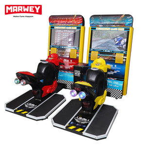 Hot Bán Vui Chơi Giải Trí Khu Vực Đồng Xu Hoạt Động 2 Người Chơi Xe Máy Đua Mô Phỏng Nhà Sản Xuất Video Xe Máy Trò Chơi Đua Xe Máy - Product Image 6