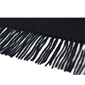 Sciarpa Pashmina Invernale da <span class=keywords><strong>Donna</strong></span> BLUE PHOENIX in 100% Lana con Logo Personalizzato Ricamato, Scialli e Sciarpe Nere con Nappe di Marca - Product Image 5