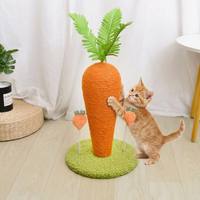 Rascador para Gatos con Forma de Zanahoria, Creativo, de Cuerda de Sisal, para Gatitos, Venta al Por Mayor