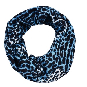 Summer Fashion Travel Loop <strong>Scarf</strong> Wrap Women Leopard Print Infinity <strong>Scarf</strong> <strong>With</strong> Zipper <strong>Pocket</strong> - Product Image 2