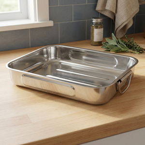 Mayur Exports Stainless Steel Baking Tray Durable Model 3000 - Product Image 4