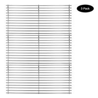 Grilles de cuisson en fil métallique pour barbecue, en acier inoxydable robuste, résistantes à la chaleur, pour barbecue au charbon de bois, au gaz et au four