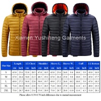 Vestes matelassées légères pour hommes avec logo personnalisé, capuche amovible, imperméables, isolées, pour l'extérieur, vestes d'hiver matelassées pour hommes