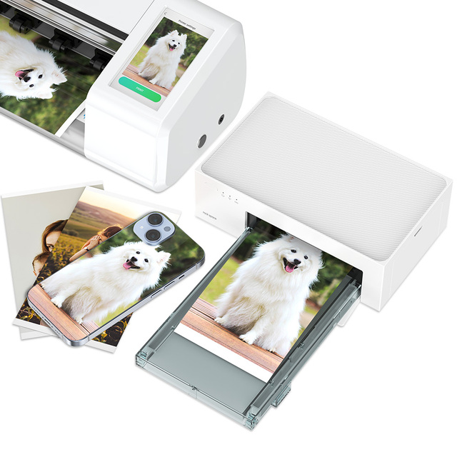 Rock Space Mini Portable Colorful Photo Thermal Phone Skin Printer Phone Back Cover Printing Machine for All Phone Models