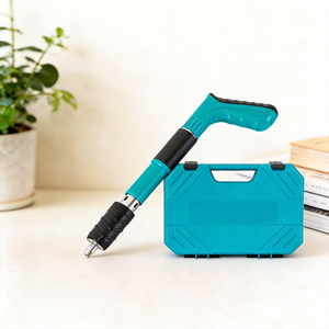 Pistolet à clous manuel orange mini, 5 vitesses réglables, avec <span class=keywords><strong>kit</strong></span> d'accessoires de 200 clous ronds pour la menuiserie, l'artisanat et la décoration - Product Image 1