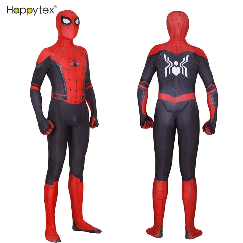 The Amazing Spider-Man Spiderman Peter Parke Cosplay Costume Adult Cosplay Costume Set With Cheap Price High Quality