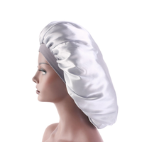 Bonnet en satin personnalisé à faible MOQ, bonnets en soie extra larges avec logo personnalisé, usage quotidien, unisexe, adulte