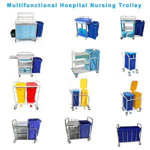 <span class=keywords><strong>Chariot</strong></span> médical en acier inoxydable à 8 tiroirs pour hôpital, avec sac à <span class=keywords><strong>linge</strong></span> et poubelle pour salle <span class=keywords><strong>de</strong></span> soins - Product Image 2