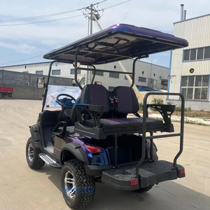 Nouveau design de voiturette de golf électrique 4 places, véhicule utilitaire routier, voiture de tourisme, buggy de golf électrique - Direct Usine - Product Image 6