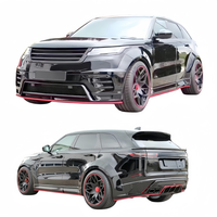 Kit carrosserie large style LM Starry Post pour Land Rover Range Rover : Calandre centrale, Lame avant, Jupes latérales, Ailes, Pare-chocs arrière, Aileron arrière