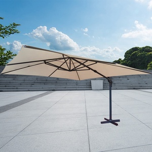 L venta al por mayor de aluminio de alta calidad 4*4 M sombrilla grande nuevo diseño al aire libre Patio Roma sombrilla <span class=keywords><strong>romana</strong></span> para sombreado de jardín - Product Image 3