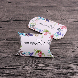 Bán Chạy Nhất Tùy Chỉnh Ban Ngà Thư Mục Hộp Gối Cho Đám Cưới Kẹo Quà Tặng Bao Bì Logo In Ấn Cho Thực Phẩm Sử Dụng Dập - Product Image 2