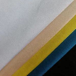 Multi spesifikasi spot elastis empat sisi poliester glossy kain spandeks untuk pakaian renang
