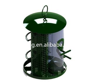 Mangeoire pour oiseaux avec tubes en métal, vente en gros, plateau métallique multifonctionnel, pour graines d'oiseaux, noix de coco - Product Image 1