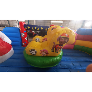 Château gonflable amusant pour enfants patte chien cavalier patrouille rebond château maison funcity avec toboggan - Product Image 5