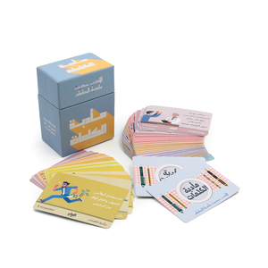 Fábrica personalizada OEM niños alfabeto letra juegos tarjeta aprendizaje impresión tarjetas Flash personalizado beber juego de cartas - Product Image 3