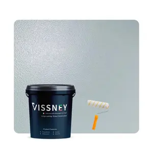 Vissney สีน้ำยางเคลือบเปลือกไข่สีสำหรับผนังภายในสีสารเคมี