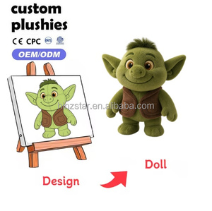 Personnages en peluche <span class=keywords><strong>de</strong></span> conte <span class=keywords><strong>de</strong></span> <span class=keywords><strong>fées</strong></span> originaux OEM, animaux en peluche personnalisés, jouets en peluche sur mesure, mascotte douce pour cadeaux <span class=keywords><strong>de</strong></span> merchandising IP - Product Image 1