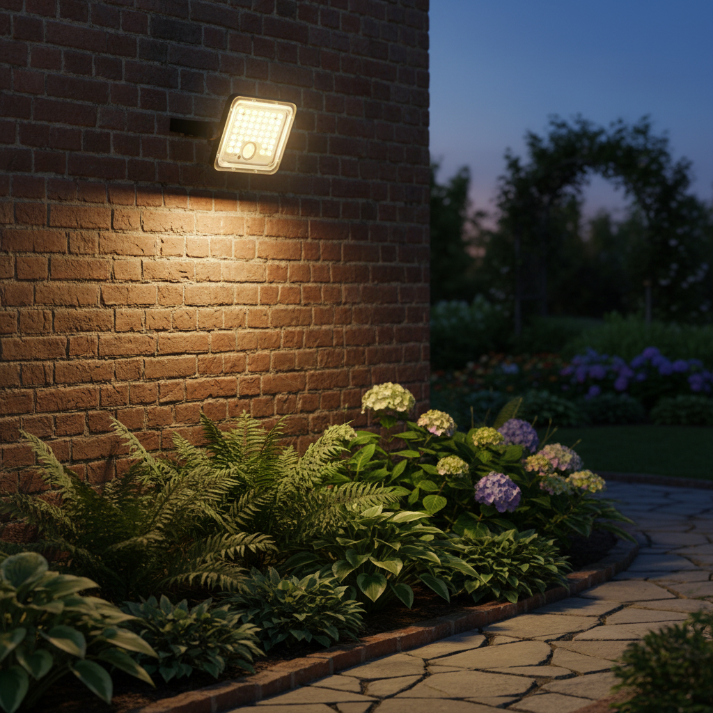 Ultra Bright Garden LED Flood Light 3000K-6500K Adjustable Outdoor Floodlight for Landscape Pathway