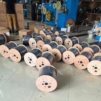 Venta Directa de Fábrica: Cable de Fibra Óptica para Exteriores G657A2 de 1.0mm 0.45mm/0.4mm, Cable de Bajada FTTH de 1F, 2KM/Rollo en Caja, Cubierta LSZH/PVC, Garantía de 5 Años