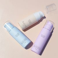 Flacon de mousse pour soins de la peau en PET rose en gros, 100 ml, 120 ml, 150 ml, flacon rechargeable à pompe, fabricant de flacons de mousse rechargeables