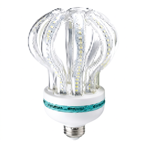 Lámpara LED Tipo Maíz de 26W con Forma de Loto, E27, 6000K, Luz Diurna, 8000 Horas, AC85-265V, Base de Plástico, 2 Años de Garantía, 1800 Lúmenes - Product Image 1