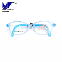 Lunettes optiques rectangulaires personnalisées OEM EMS&Silicone, anti-lumière bleue, pour enfants et adolescents, taille 47-15-135, expédition mondiale