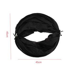 Personalizzabile in rete traspirante Pet <span class=keywords><strong>Tunnel</strong></span> eco-friendly nero pieghevole cane gatto giocattolo interattivo con filo di acciaio elasticizzato stile classico - Product Image 6