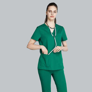 Divise Ospedaliere <span class=keywords><strong>Blu</strong></span> all'Ingrosso, Completi per Infermiere, Vari Colori, Design per Uniformi Ospedaliere - Product Image 6