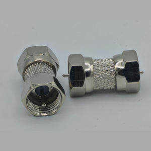 RF อะแดปเตอร์ตัวใหญ่น๊อตคู่<span class=keywords><strong>หัว</strong></span>75Ohm <span class=keywords><strong>แบบ</strong></span> F ตัวผู้เชื่อมต่อสำหรับขั้วต่อสายโคแอกเซียลชนิด <span class=keywords><strong>RG6</strong></span> RG59 CCTV - Product Image 5