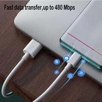 Câble de charge rapide haute vitesse 6A 120W max Type C, câble de données à charge rapide avec transfert de données 480 Mbps pour téléphones Android