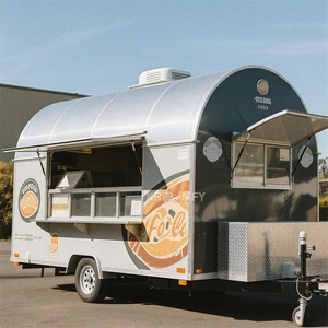 Carrito de Venta Personalizado para Exteriores, Restaurante Móvil de Hot Dogs, Camión de Servicio Comercial, Remolque de Comida Rápida con Certificación CE - Product Image 4