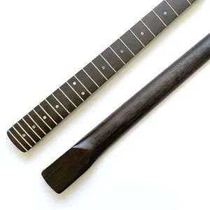 22 fret Wenge Electric guitar neck replacement chicken wing wood 9.5 Inch Radius ST Guitar Neck For Sale