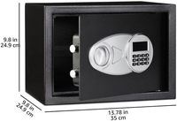 Mini Spar büchse Kinder telefon Stahl Sicherheit Safe und Schließfach mit elektronischer Tastatur für Bargeld Schmuck Dokumente