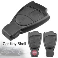 Boîtier de clé de voiture ABS noir à 2/3/4 boutons, télécommande pour Mercedes Ben Classe C/B/E (W203/W211/W204/YU/BN/CLS/CLK)-B-enz-KS09