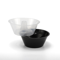 Support jetable pour collation de célébrité d'Internet, support pour tasse de fondue, couvercle épaissi, forme ronde, en plastique