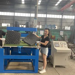 1100*1100 Scrap Tyre Powder to Rubber Tile Production Machine,Rubber Ground Mat Making Machine, Rubber Floor Process Machinery