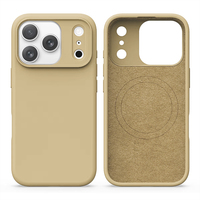 2025 nouvel étui iPhone Silicone liquide étui en Silicone liquide souple pour iPhone 17 Pro avec magnétique pour iPhone couverture de téléphone en silicone