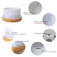 Humificadores électriques diffuso diffuseur d'arômes portable 500ml