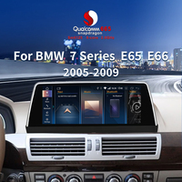 Système multimédia 8 cœurs pour BMW Série 7 E65 E66 Android 14 avec écran IPS, Carplay sans fil, lecteur vidéo, navigation GPS 4G