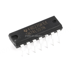Chip SN74LS07N, Chip de Buffer/Controlador/Receptor, DIP-14 - Product Image 1