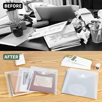 Myway Lot de 12 grands pochettes transparentes pour matrices de découpe et tampons, classeurs en plastique pour matrices de découpe, pochoirs et loisirs créatifs d'embossage
