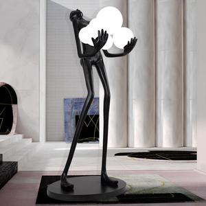 Debout Design Résine Décor À La Maison Moderne Salon Décor Grand Homme Humain Lampadaire Led Lampadaire Sculpture Lampadaires - Product Image 4