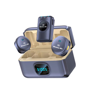 ไมโครโฟนคอนเดนเซอร์แบบมืออาชีพ ไมโครโฟนไร้สายแบบหนีบปกเสื้อ สำหรับกล้อง คอมพิวเตอร์ โทรศัพท์มือถือ - Product Image 1