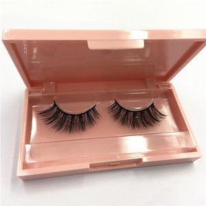 Custom LOGO butterfly lashbox empty Transparent Clear Eyelashes Storage Display Case Packaging Acrylic Lash Box