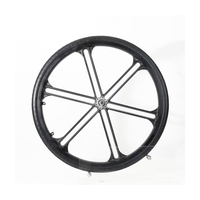 Jeu de roues Nedong 24x1.5, pneus de vélo en caoutchouc massif, frein V en alliage d'aluminium, MOQ500